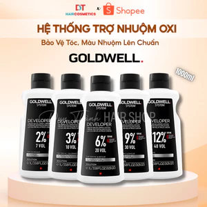Dung Môi Pha Thuốc Nhuộm Oxy GOLDWELL Topchic Chính Hãng 1000ml – Bảo Vệ Tóc, Màu Nhuộm Lên Chuẩn.