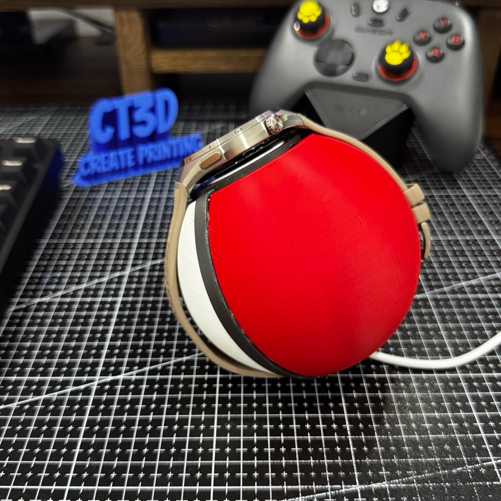 Giá Đỡ Đồng Hồ Huawei Wacth Nhựa PLA In 3D Kiểu Dáng Quả Cầu Cho