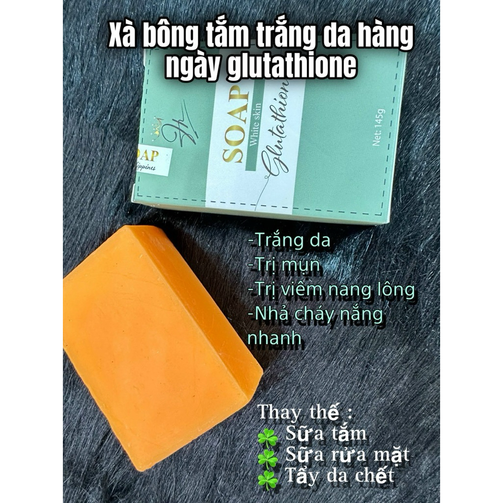 Soap trắng da nhập khẩu(xà phòng, màu cam)