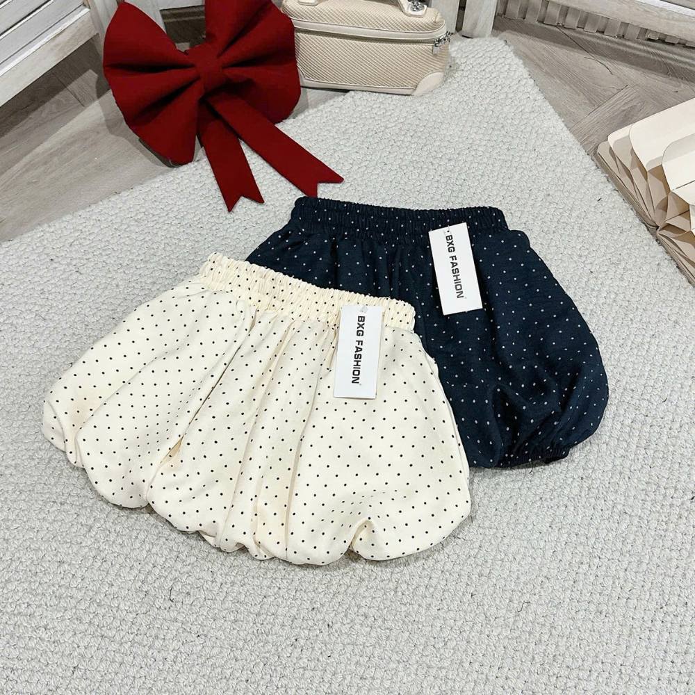 [NEW] Quần Short Bí ZYND - Quần dài bí chấm bi ống bo cạp chun phối đồ đi chơi cực đẹp cho mùa hè DĐ-M080