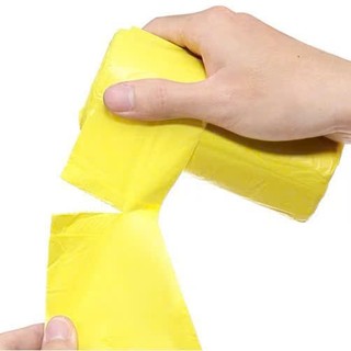 Combo 3 cuộn túi đựng rác hương chanh xua đuổi côn trùng, có dây rút, tự hủy sinh học (50 túi/cuộn)
