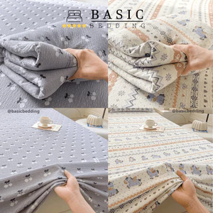 Ga Và Gối Đũi Linen Soft – Bộ Chăn Ga Gối Mềm Mịn, Không Bí, Phù Hợp Mùa Nóng