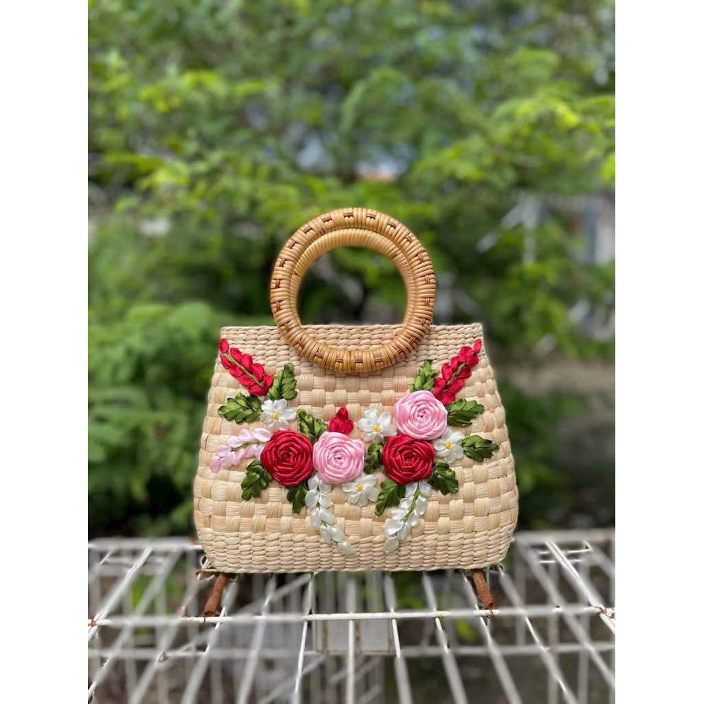 [ Kho sỉ ] Túi lục bình hanmade chụp ảnh áo dài, chụp ảnh thời trang , đi biển đi chơi đi du lịch