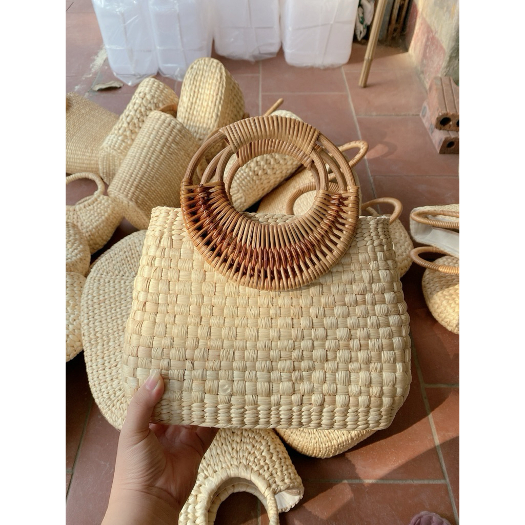[ Kho sỉ ] Túi lục bình hanmade chụp ảnh áo dài, chụp ảnh thời trang , đi biển đi chơi đi du lịch
