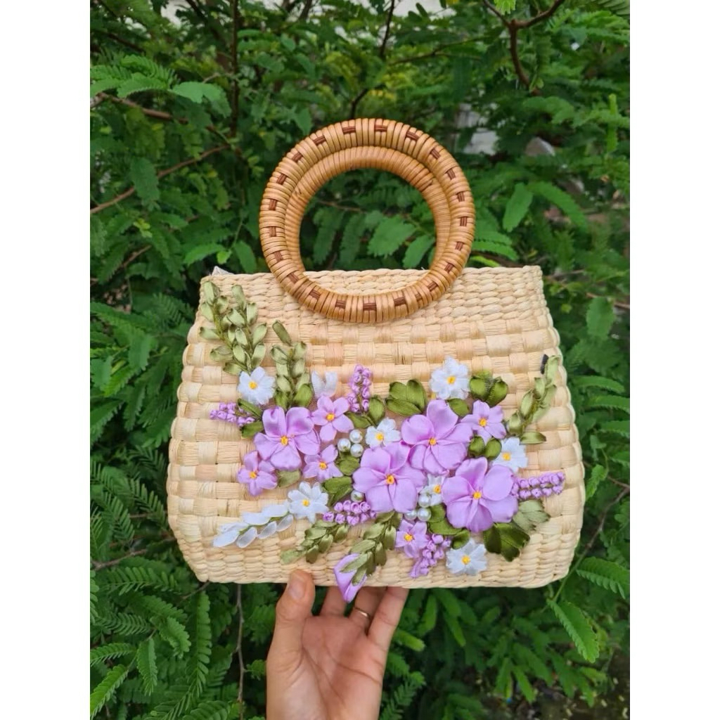 [ Kho sỉ ] Túi lục bình hanmade chụp ảnh áo dài, chụp ảnh thời trang , đi biển đi chơi đi du lịch