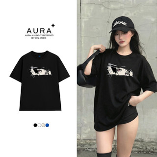 Áo thun Aura✦ EYES Oversized Tee 100% Cotton Unisex T-shirt