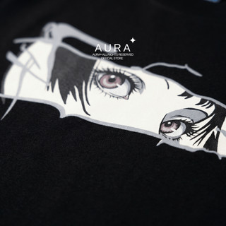Áo thun Aura✦ EYES Oversized Tee 100% Cotton Unisex T-shirt