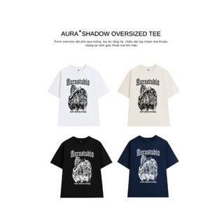 Áo thun Aura✦ SHADOW Oversized Tee 100% Cotton Unisex T-shirt