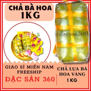 CHẢ LỤA BÀ HOA VÀNG 1KG _HÀNG ĂN NHÀ _ NHẬN GIAO MIỀN NAM