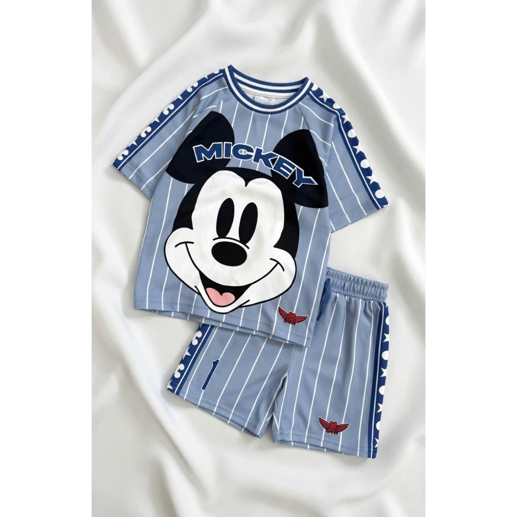 BỘ THỂ THAO MICKEY RACING – PHONG CÁCH STREETWEAR NĂNG ĐỘNG CHO BÉ