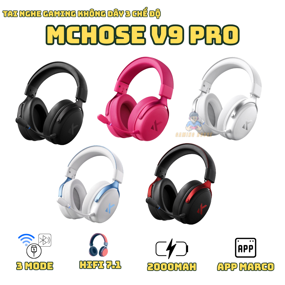 Tai nghe gaming Mchose V9 Pro