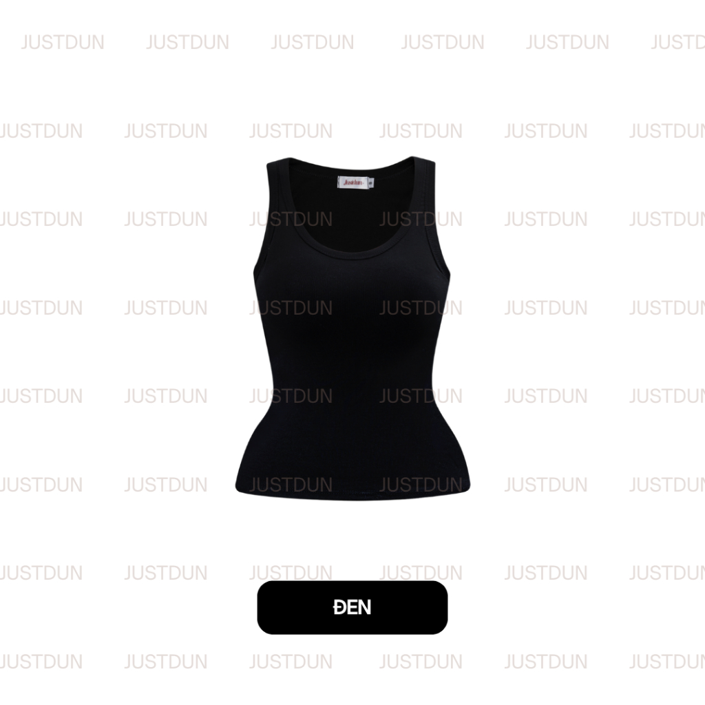 Áo Ba Lỗ  Ôm Body Basic Cotton Mịn Tôn Dáng JUSTDUN B9