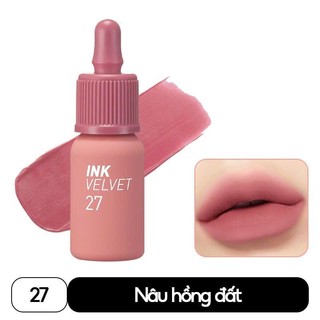 (hàng sẵn)Son Kem Lì PERIPERA Ink Velvet -date 29