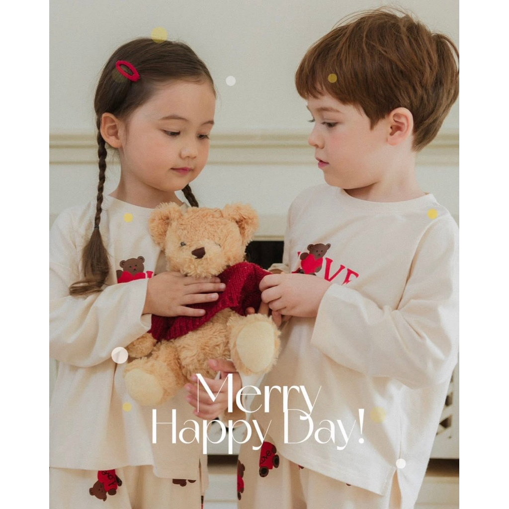 Áo Lẻ dài tay happybus Dư xịn xuất hàn (110-120-130-140-150)