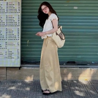 Áo Babydoll Nữ Dáng Bồng Bí Hoạ Tiết Vân Hoá Cổ Tròn Tay Bồng Mùa Hè