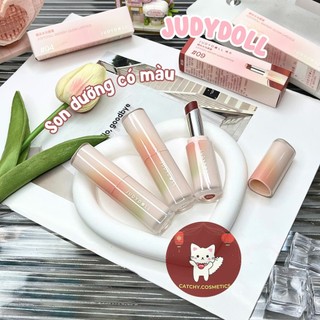 [JUDYDOLL] Son Dưỡng Có Màu Judydoll Dạng Thỏi Vỏ Hồng Pastel, Watery Glow Lipstick, 3g