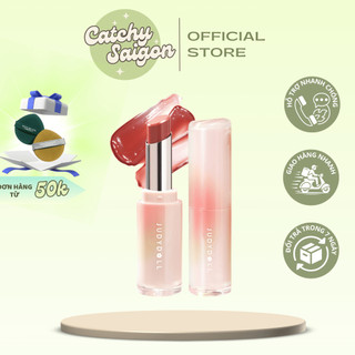 [JUDYDOLL] Son Dưỡng Có Màu Judydoll Dạng Thỏi Vỏ Hồng Pastel, Watery Glow Lipstick, 3g