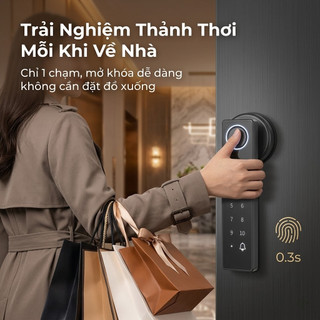 Khóa vân tay Khóa Thông Minh Vân Tay Điện Tử phù phù hợp Cửa Gỗ,Composite, Nhôm Kính,Cửa Sắt