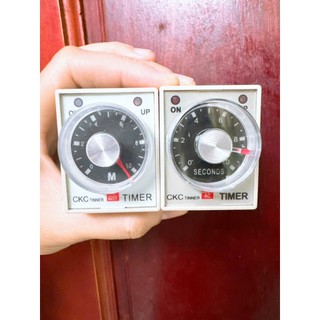 ✅ Rơ le thời gian AH3-3 kèm Đế , IC TIMER Nguồn 220VAC, 10s, 30s, 60s, 10m, 30m, 60m, Relay thời gian, timer