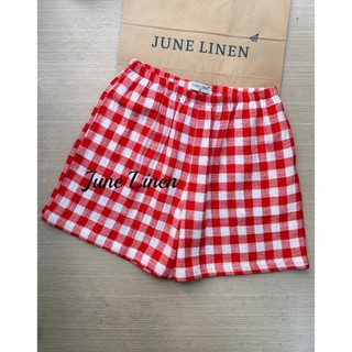 Quần đùi nữ Xô Muslin cao cấp, có túi. JUNE LINEN Q15