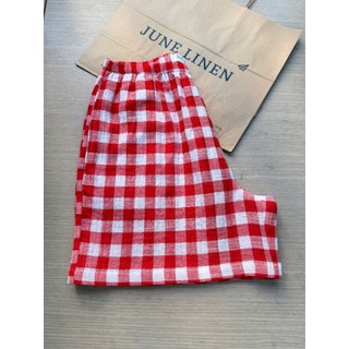 Quần đùi nữ Xô Muslin cao cấp, có túi. JUNE LINEN Q15