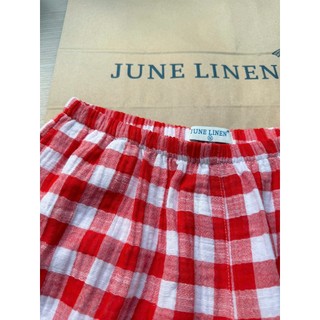 Quần đùi nữ Xô Muslin cao cấp, có túi. JUNE LINEN Q15