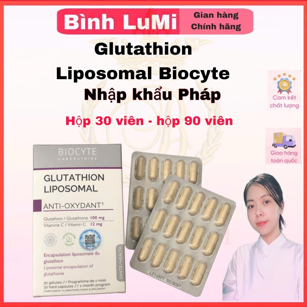TPBVSK GLUTATHION LIPOSOMAL biocyte Pháp - liposomal glutathione nhập khẩu Pháp