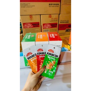 Hộp 20gói*20g Khoai Nưa Weilong Cay Giòn, Dạ Dày Chay Nhiều Hương Vị (Bao bì tiếng Việt)