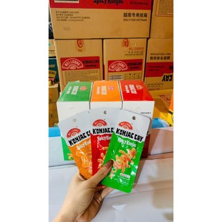 Hộp 20gói*20g Khoai Nưa Weilong Cay Giòn, Dạ Dày Chay Nhiều Hương Vị (Bao bì tiếng Việt)
