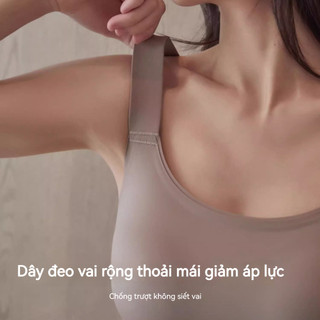 Áo Tank Top Có Đệm Ngực 2in1 Vải Bóng M-4XL - Không Cần Mặc Áo Ngực, Dây Rộng Ôm Body, Mặc Ngoài Thoải Mái