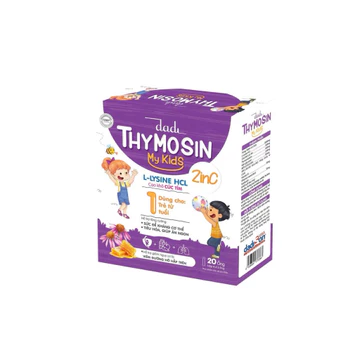 (Hiệu quả) Siro cho DADI THYMOSIN MY KID - Thimomodulin + Kẽm + Beta Glucan - Tăng đề kháng cho bé từ 6 tháng (20 ống)