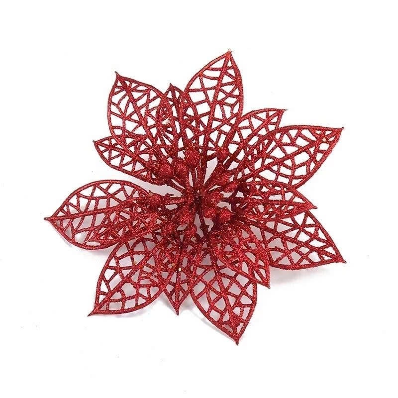 Bông hoa Trạng nguyên KIM TUYẾN CÁNH LƯỚI To 15cm  làm oản,giỏ quà Tết