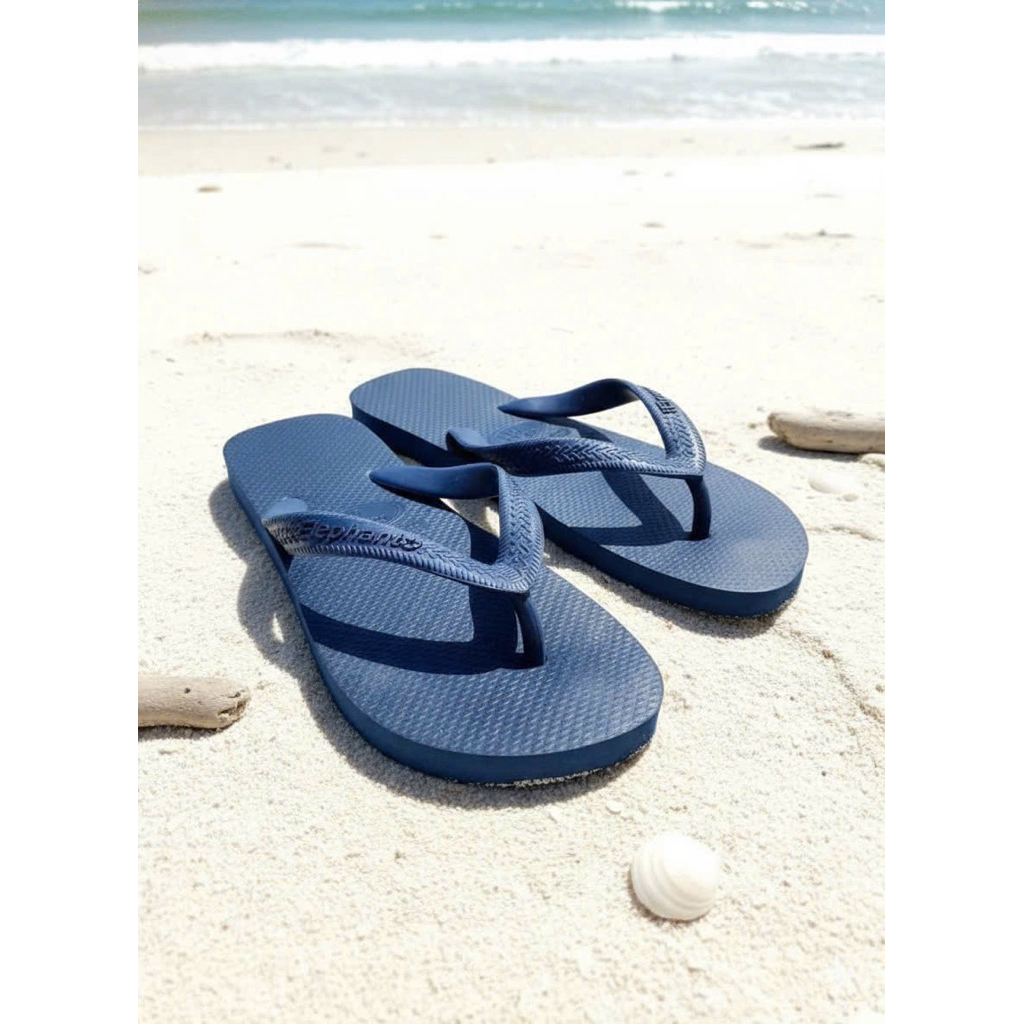 Dép Xỏ Ngón Tông Thái Cao Cấp Logo Con Voi Bền Chắc Cho Nam Slipper Dép Đúc Cao Su Nguyên Khối Chắc Chắn