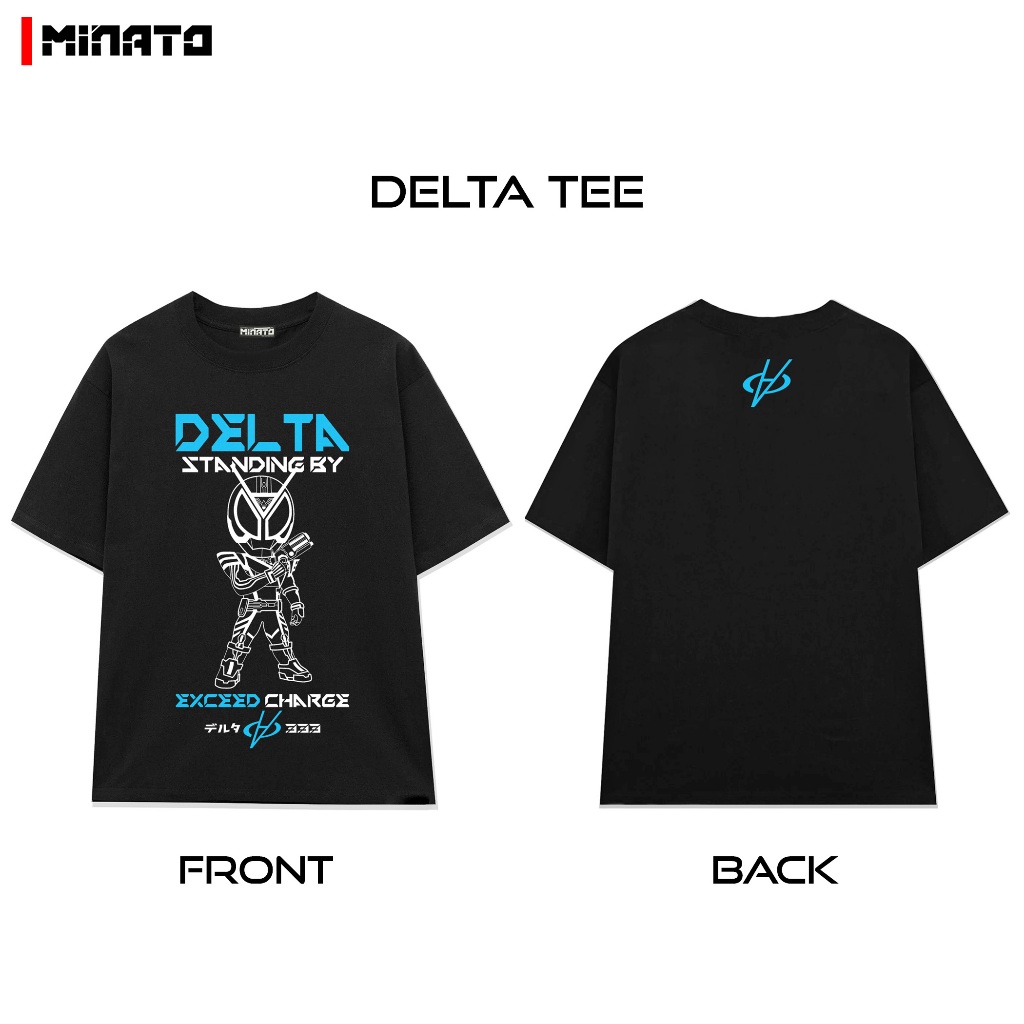 Áo Thun Rider Delta Nam Nữ Unisex Form Rộng Oversized