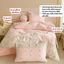 Bộ vỏ chăn ga gối nỉ Memminbedding luxury Thêu 3D Cây Thông + Quả Cầu Tuyết – nổi bật, siêu dễ thương