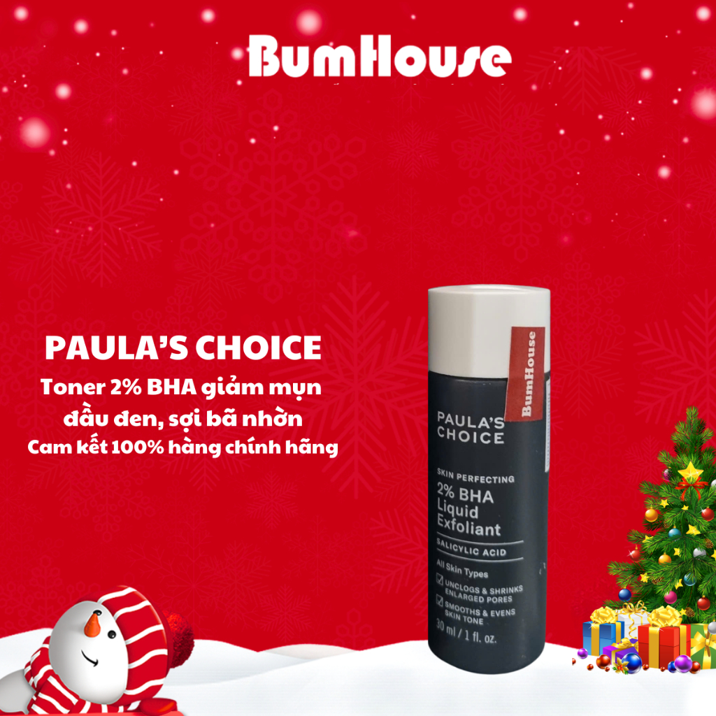 [HÀNG CTY] Dung dịch loại bỏ tế bào chết Paula's Choice 2% BHA 30ml Mã 2016