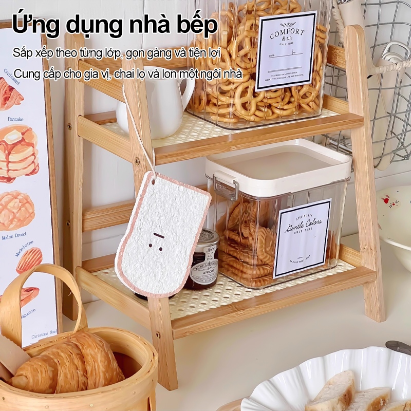 Kệ Để Bàn Đa Năng Ngăn Đựng Đồ Dùng Học Tập, Văn Phòng Mỹ Phẩm Thiết Kế Nhỏ Gọn Tiết Kiệm Diện Tích