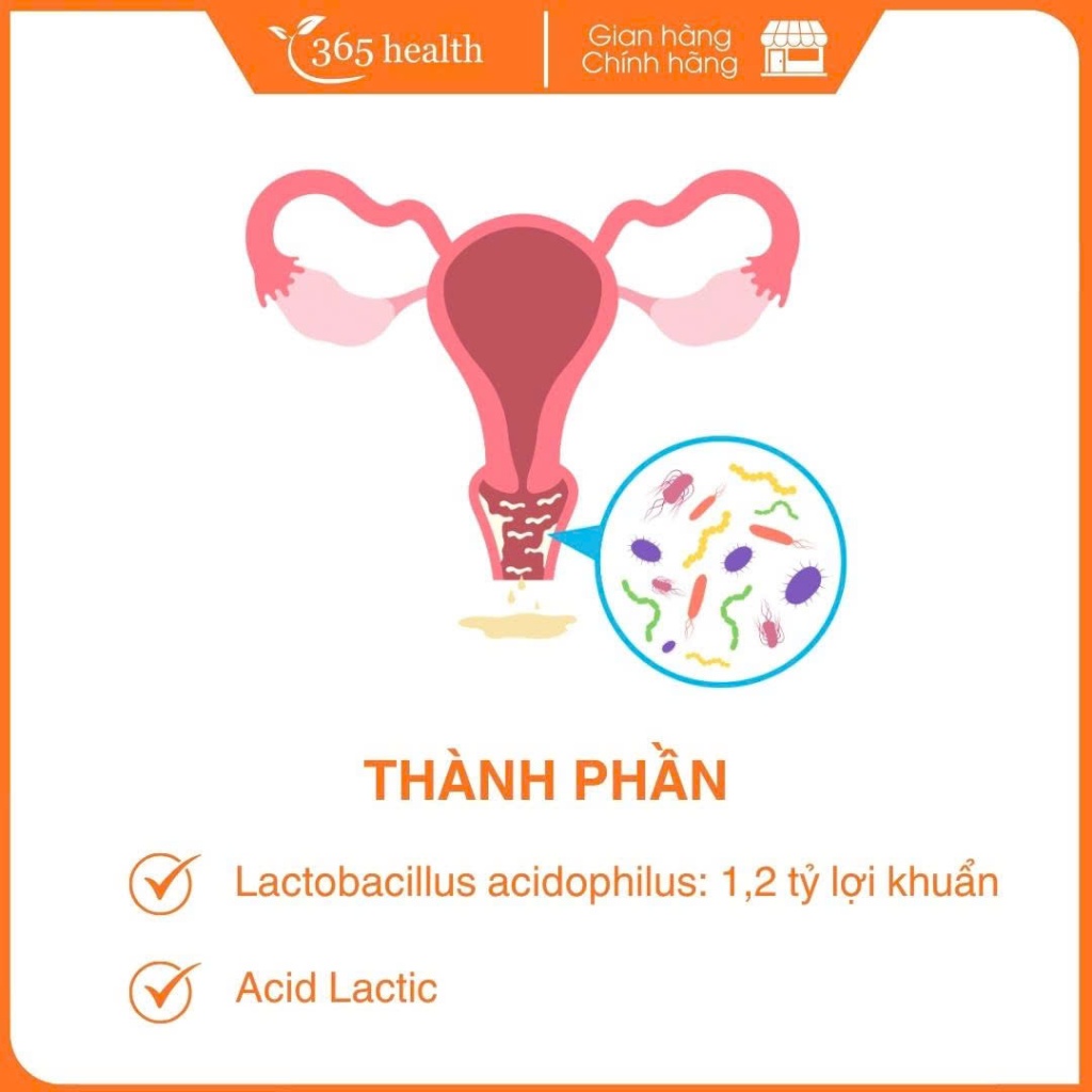 [NK chính hãng ] Viên Bổ Sung Lợi Khuẩn, Hỗ Trợ Giảm Vi/em PKhoa BioLife - Hộp 6 Viên