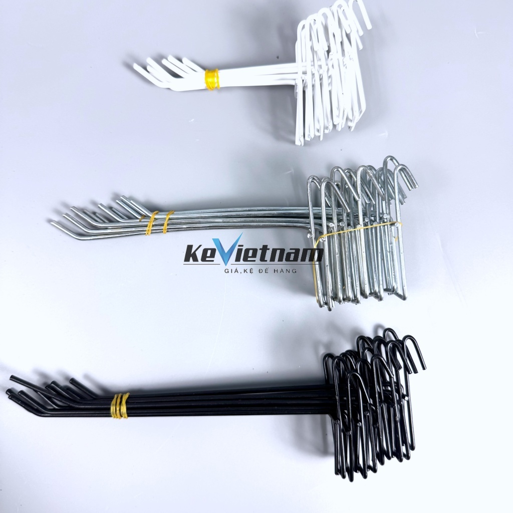 Combo 10 Móc cài lưới sắt, tay cài lưới dùng cho tấm lưới sắt treo đồ, phụ kiện điện thoại