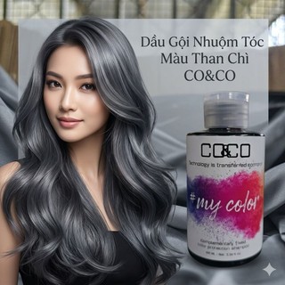 Dầu Gội Nhuộm Tóc Màu Than Chì C0&C0 150ml/300ml