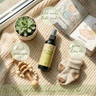 Chai Xịt Tràm Cho Bé - Hoa Nén - Giảm hăm tã, rôm sảy, mẩn ngứa, làm thơm- 100ml