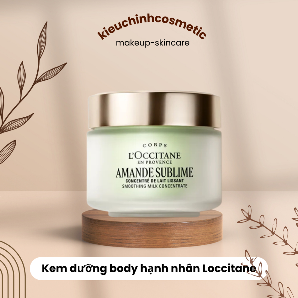 (mẫu mới) Kem dưỡng thể Almond Milk Concentrate 200ml kem dưỡng body hạnh nhân