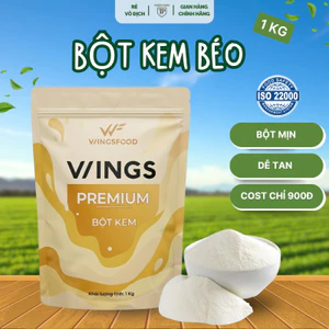 Bột Kem Béo Wings Cao Cấp, Bột Kem Béo Pha Trà Sữa, Béo Thanh, Thơm Trà, Phù Hợp Nhiều Loại Trà | 1kg