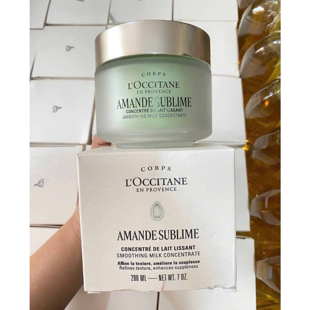 (mẫu mới) Kem dưỡng thể Almond Milk Concentrate 200ml kem dưỡng body hạnh nhân