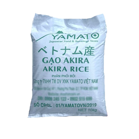 Gạo Nhật Bản Akira Rice - Bao 10kg
