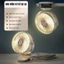 Quạt tích điện kẹp bàn mini để bàn 5 mức độ có đèn led pin 5000 MHA Và 10000 MHA cao cấp