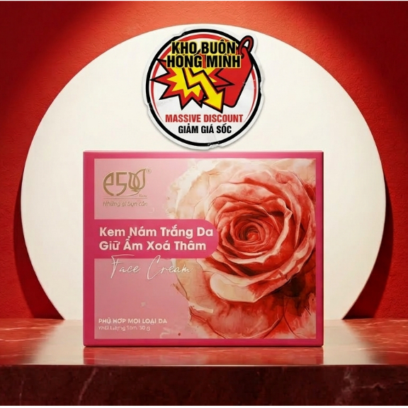 Kem E5 (Tím) Dưỡng Trắng Hồng Da Mặt Giúp Cấp Ẩm Và Giảm Thâm Nám 30g