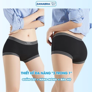 Quần Lót Nữ Cotton Viền Su Mềm Mại Ôm Dáng, Quần Chip Nữ Cạp Vừa Đáy 10A Kháng khuẩnZANABRA L5284