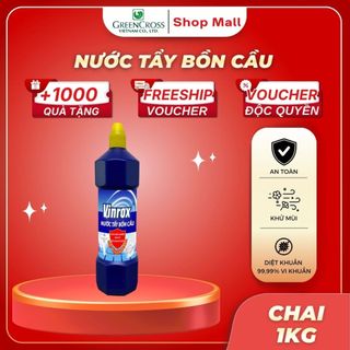 Nước Tẩy Bồn Cầu VinRox 1 Lít – Diệt Khuẩn 99.99%, Khử Mùi Hiệu Quả