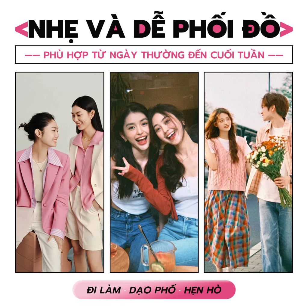 Túi Xách Nỉ LA BOUM Thang Độc Đáo Thiết Kế Original Màu Hồng Pastel Size Vừa Đựng Điện Thoại & Ví Phong Cách Hàn Quốc